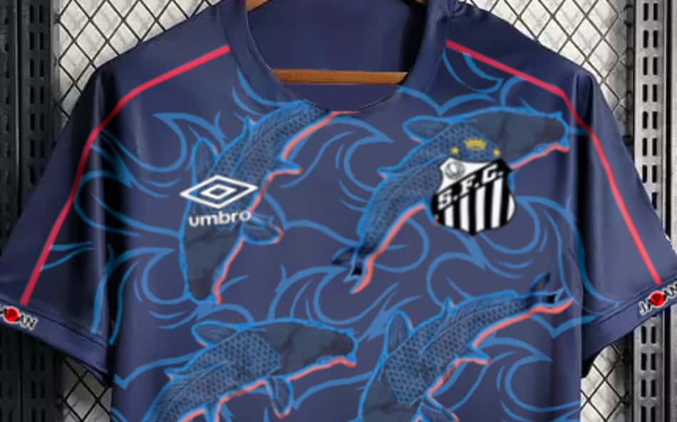 Vaza suposta terceira camisa do Santos