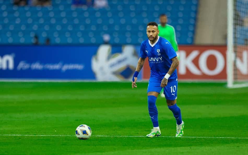 Na primeira partida como titular, Neymar é criticado na web após empate do Al-Hilal