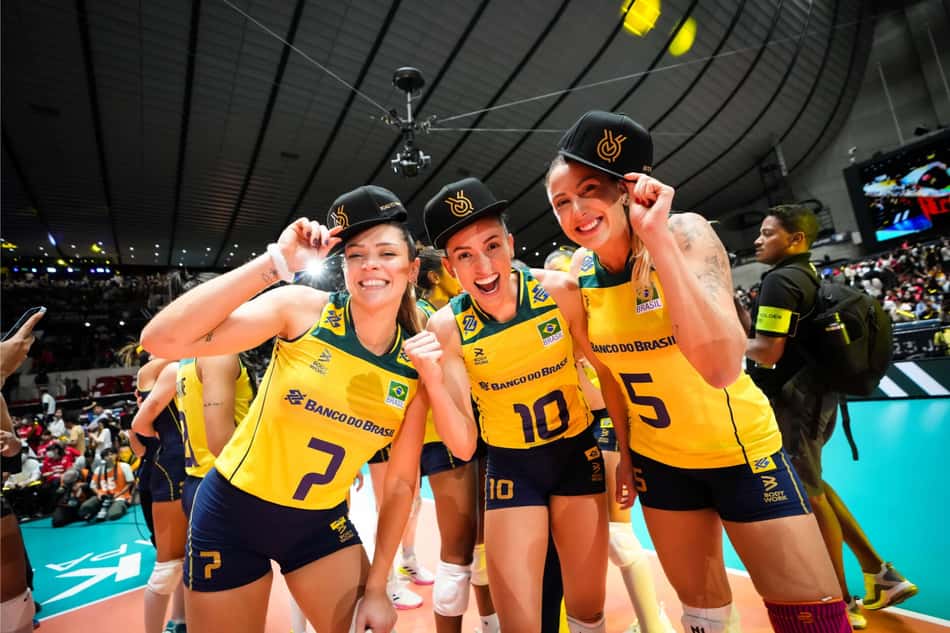 Rosamaria, Gabi e Pri Daroit – Brasil x Japão