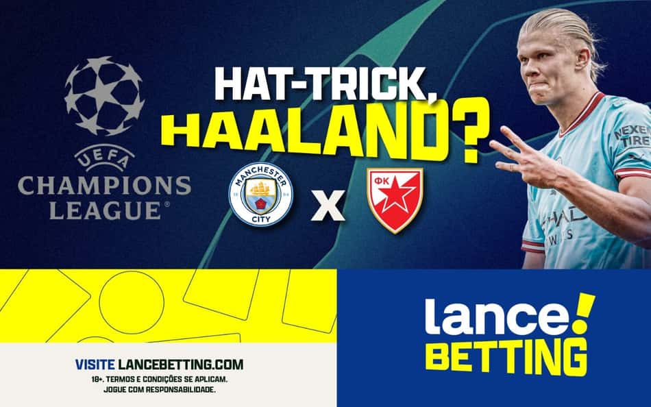 Cometa! Aposte R$10 e ganhe mais de R$35 com Haaland na Champions League