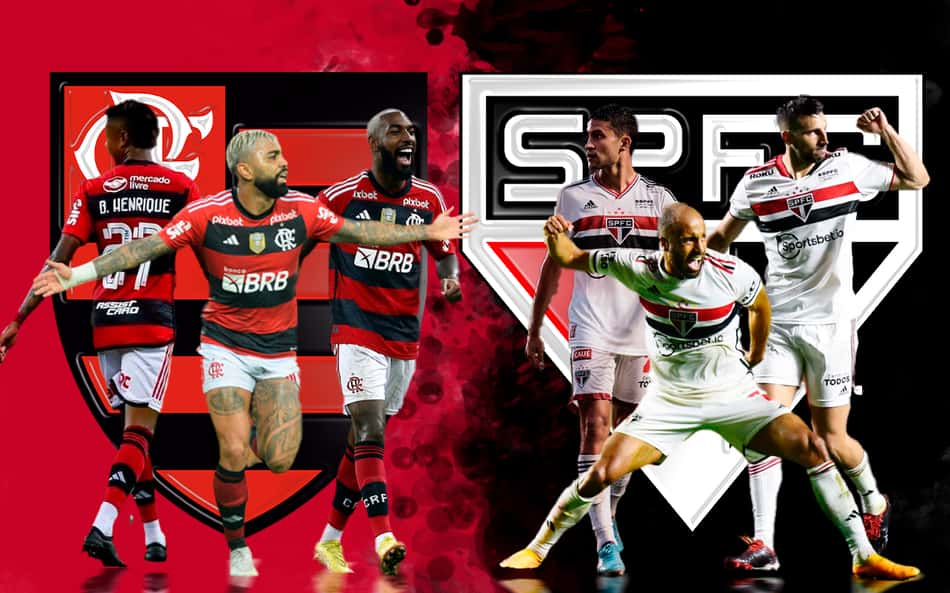 Onde vai passar e que horas começa o jogo de São Paulo x Flamengo hoje