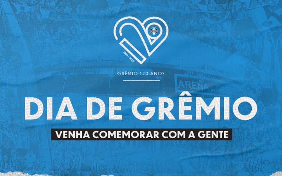 Grêmio 120 anos: evento com programação especial celebra aniversário do clube