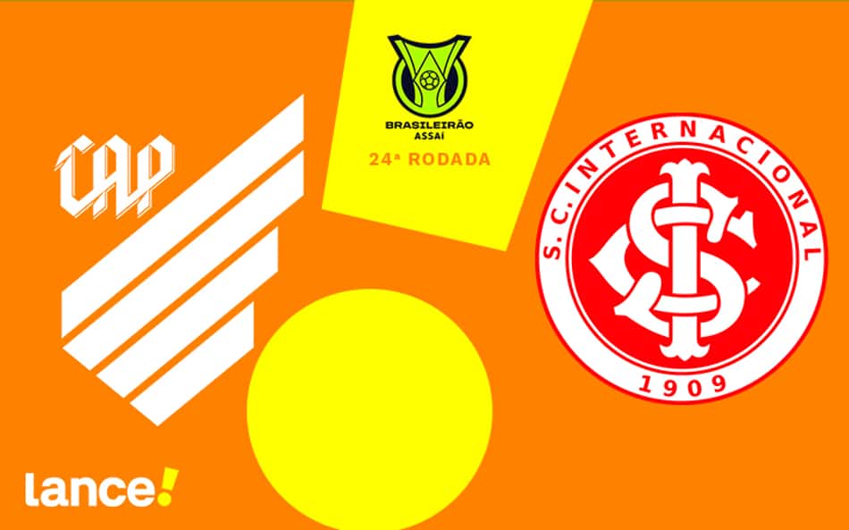 Athletico-PR x Inter: onde assistir ao vivo, horário e escalações do jogo pelo Brasileirão