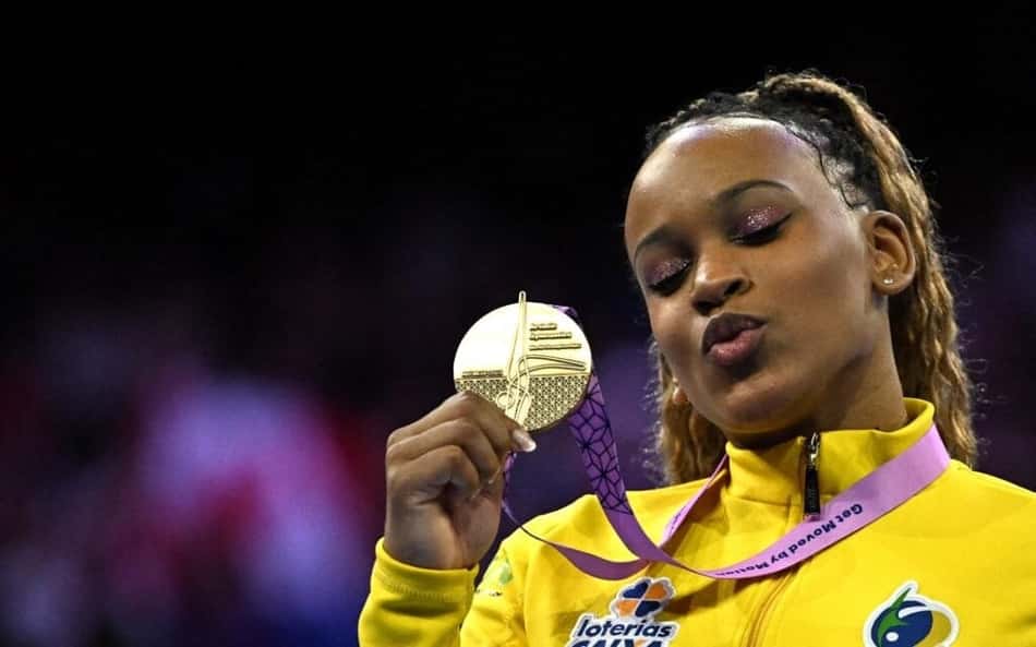 Pan 2023: Rebeca Andrade teve mesma lesão de Neymar e passou por três cirurgias