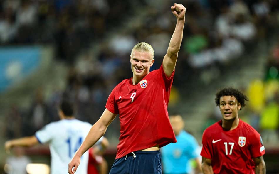 Haaland brilha pela Noruega e Sylvinho faz história na Albânia: os resultados do dia nas Eliminatórias da Euro 2024