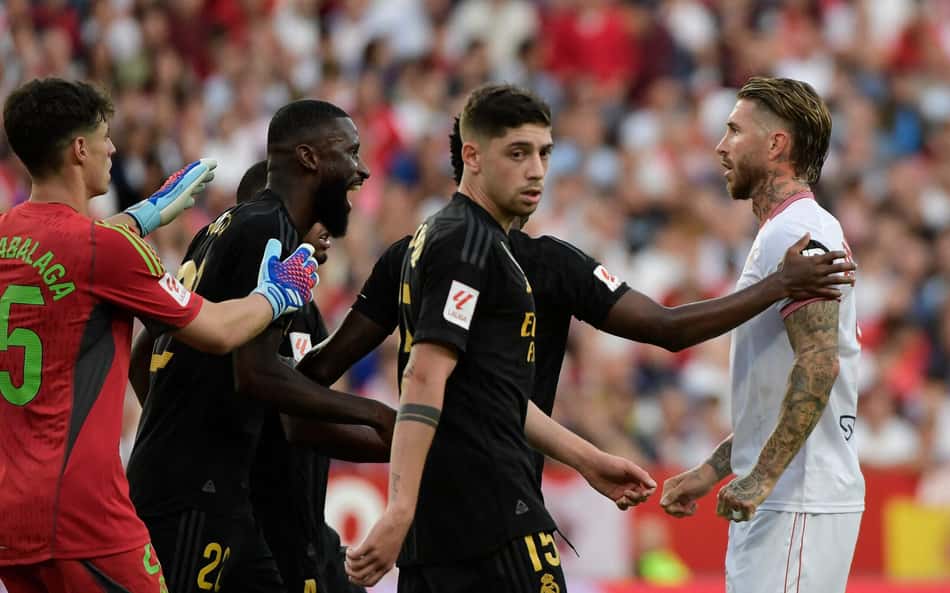 Em reencontro com Sergio Ramos, Real Madrid empata com Sevilla pelo Campeonato Espanhol