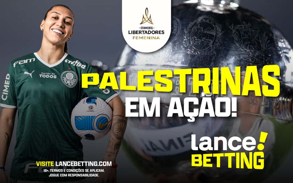 Aposte R$50 e ganhe R$350 com resultado correto de Palmeiras e Barcelona de Guayaquil pela Libertadores Feminina