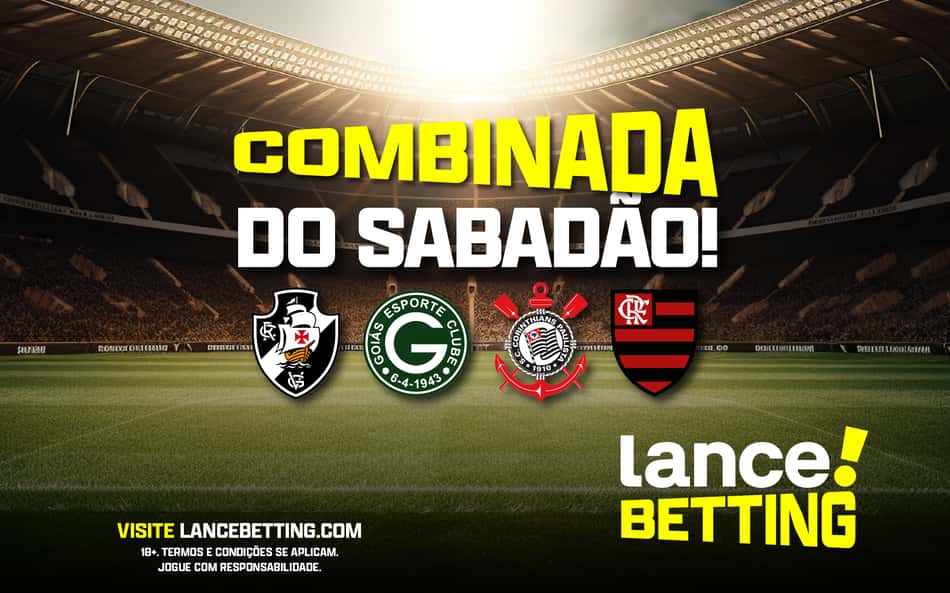 Combinadas do sabadão! Aposte R$100 e ganhe mais de R$1750 com jogos do Brasileirão