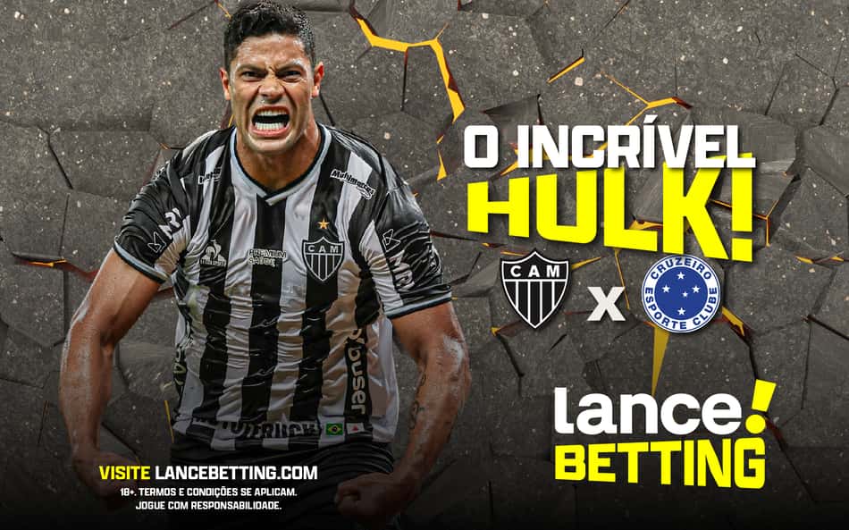 Herói do Galo! Aposte R$100 e ganhe R$295 com Hulk e o Atlético-MG no clássico!
