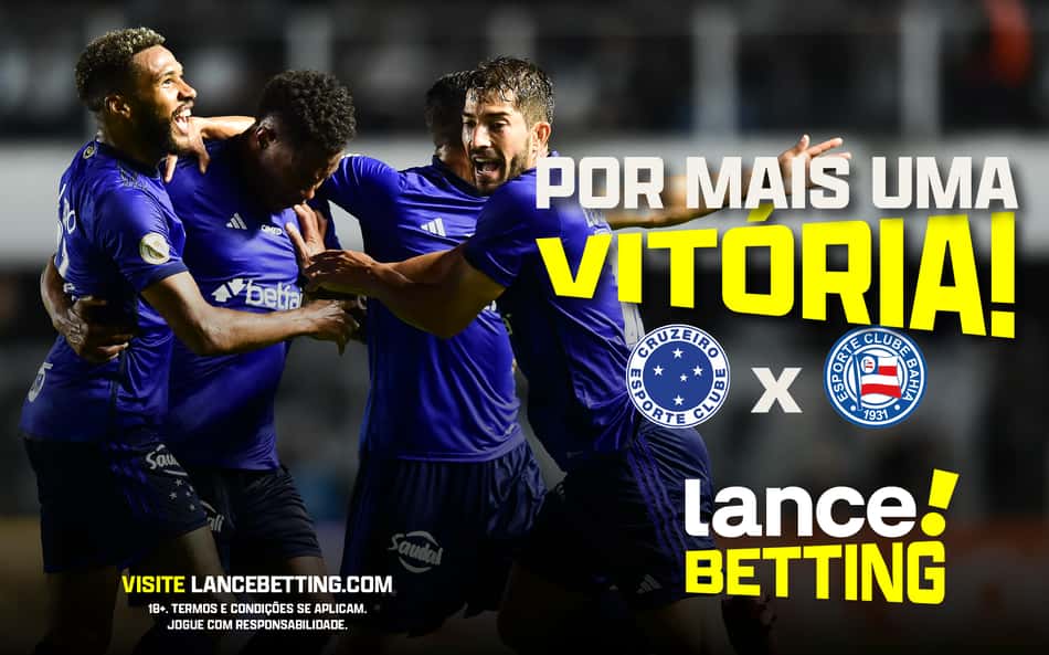 É o Cabuloso! Aposte R$100 e ganhe R$460 com o Cruzeiro contra o Bahia no Brasileirão!