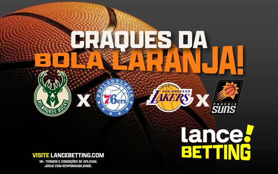 Só jogaço! Aposte R$100 e fature R$370 com combinada de quinta na NBA