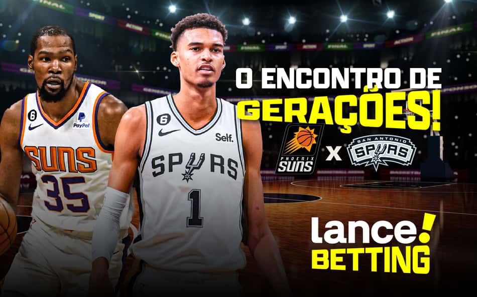 Duelo monstruoso! Confira a dica do Resenha de Apostas para o confronto entre Durant e Wembanyama na NBA!