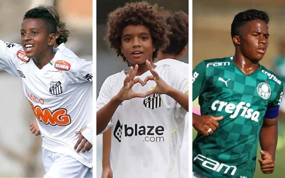 Promessa do Santos ultrapassa Rodrygo e Endrick para bater recorde histórico na base