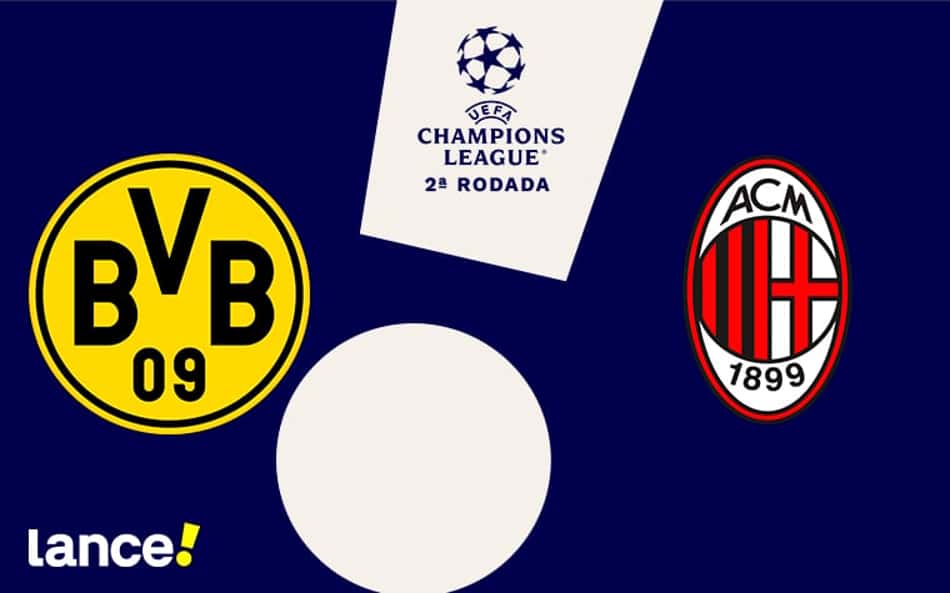 Borussia Dortmund x Milan: onde assistir ao vivo e horário do jogo pela Champions League
