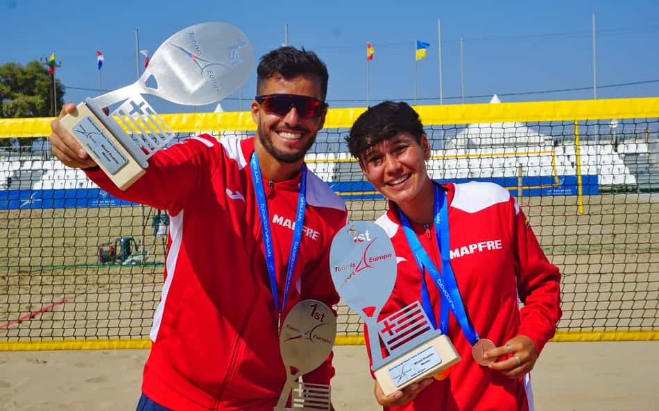 Antomi Ramos é Medalha de Ouro na Dupla Mista no Campeonato Europeu, na Grécia