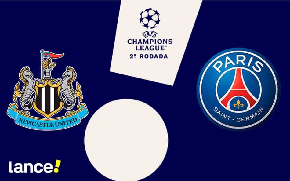 Newcastle x PSG: onde assistir, horário e escalações do jogo pela Champions League