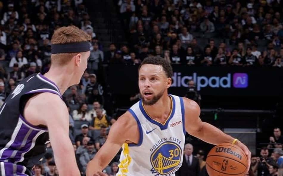 Stephen Curry "carrega" Warriors em vitória sobre Kings