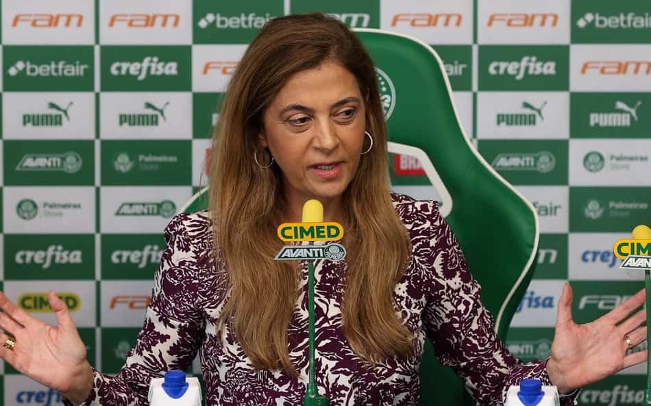 Leila quer abrir 'leilão' para novo patrocínio no Palmeiras; saiba como funciona o processo
