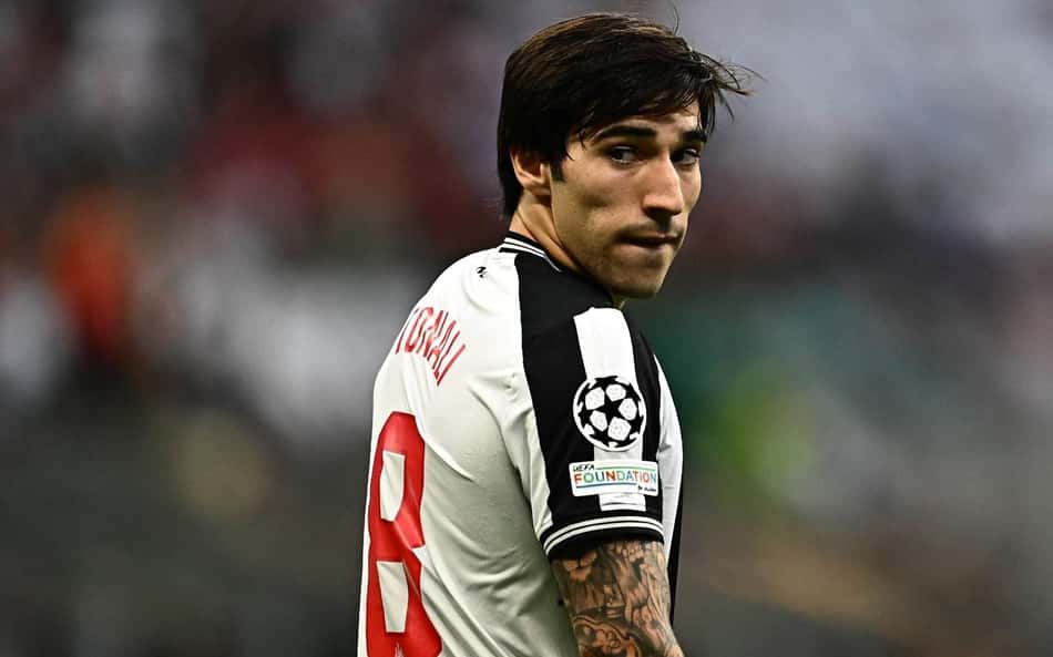 Federação italiana anuncia punição a Sandro Tonali por envolvimento em apostas