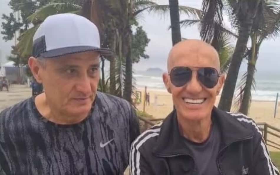 Tite fica sem graça e foge de pergunta de Amin Khader sobre o Flamengo; assista