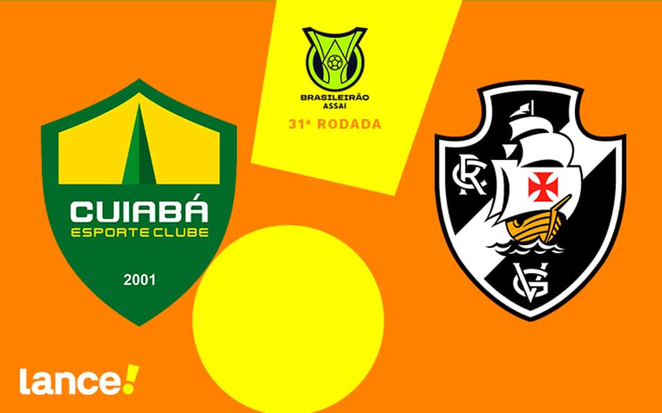 Cuiabá x Vasco: onde assistir ao vivo, horário e escalações do jogo pelo Brasileirão