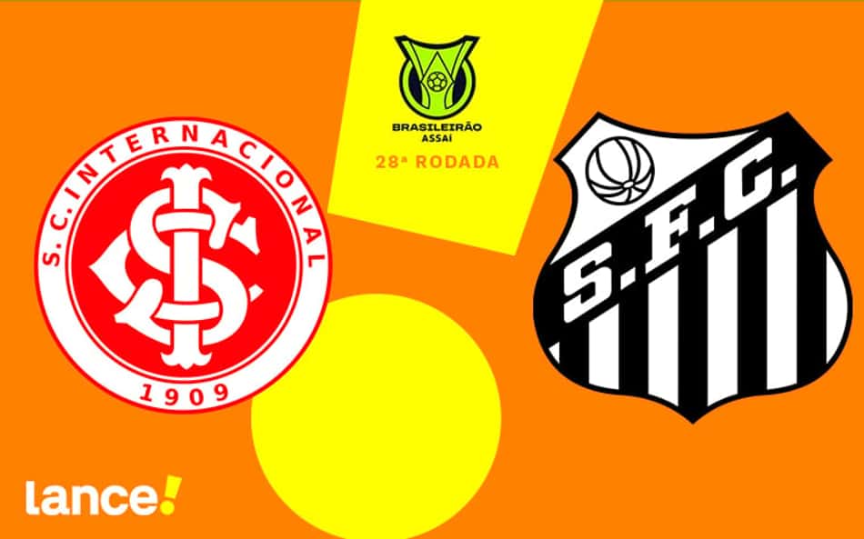 Internacional x Santos: onde assistir ao vivo, escalações e horário do jogo pelo Brasileirão