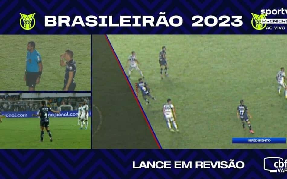 Internautas questionam VAR em golaço anulado de Marcos Leonardo: 'Linha errada'