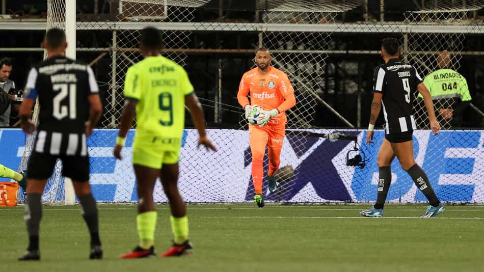 Weverton - Botafogo 3x4 Palmeiras