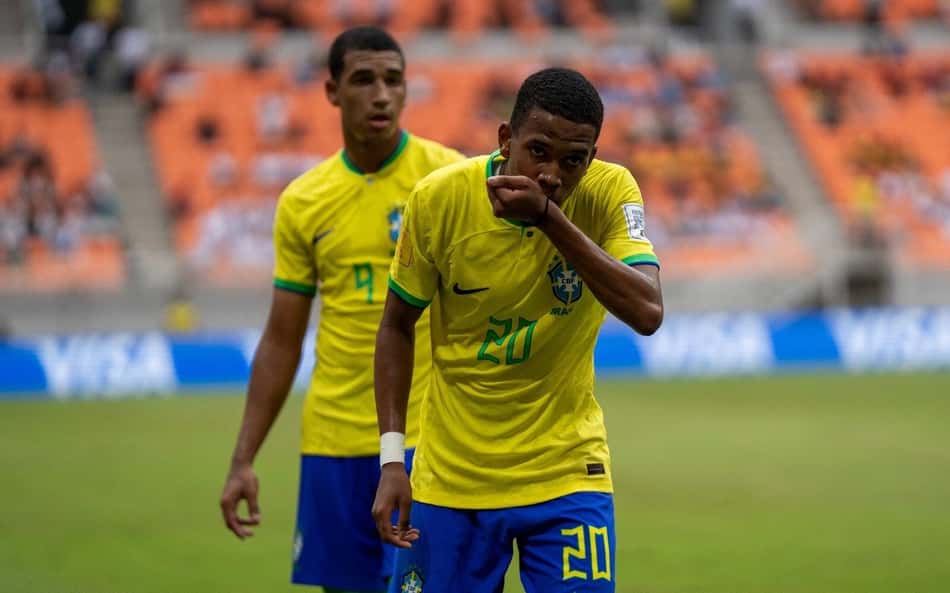 Craque do Fluminense faz três, Brasil atropela Nova Caledônia e respira na Copa do Mundo Sub-17
