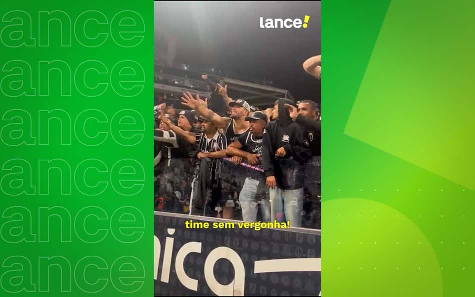 VÍDEO: Torcida do Corinthians protesta contra diretoria e time após goleada histórica para o Bahia