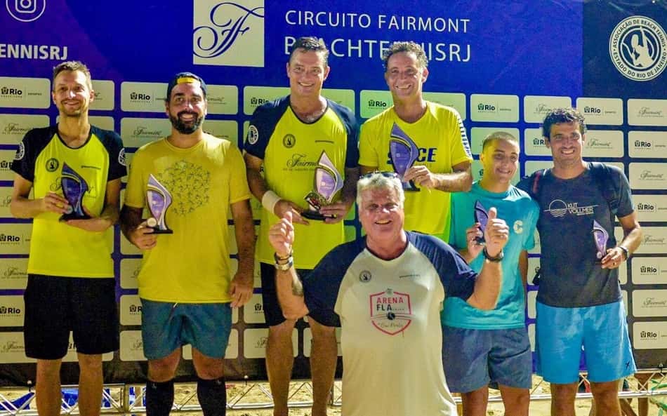 8ª etapa do Circuito RJ de Beach Tennis tem campeãs inéditas e a velha guarda superando os jovens no masculino