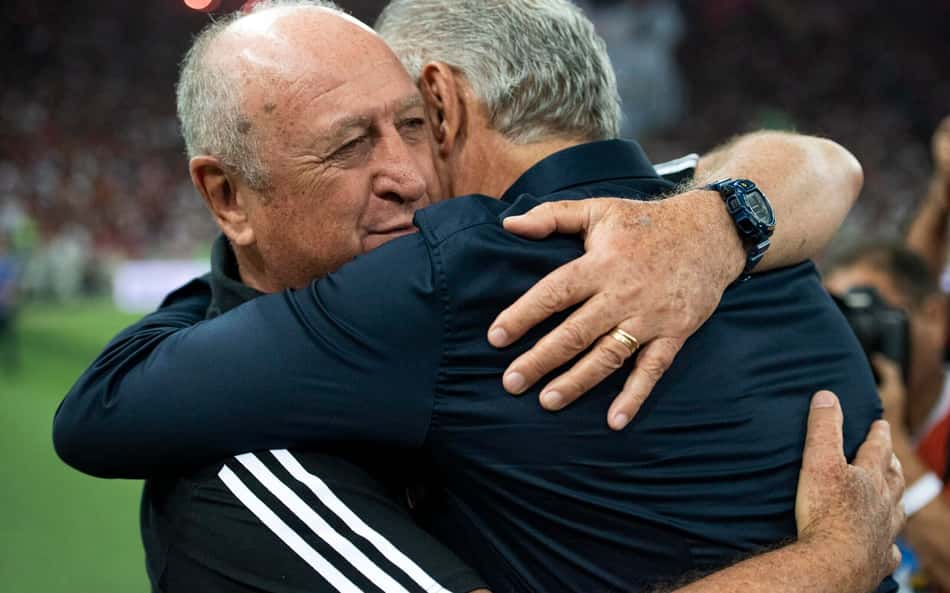 Felipão revela conversa com Tite em reencontro após 'treta' que durou 13 anos