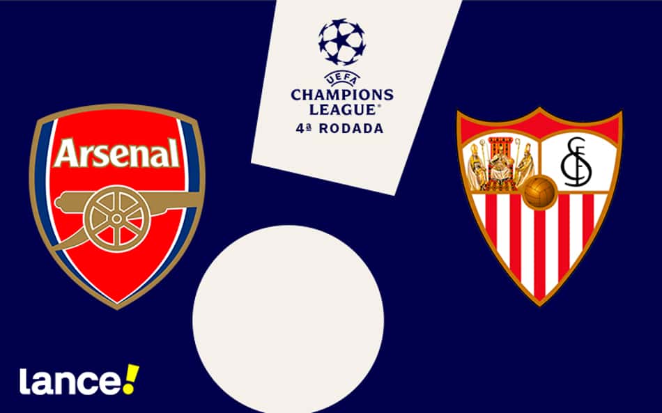 Arsenal x Sevilla: onde assistir, horário e prováveis escalações do jogo pela Champions League