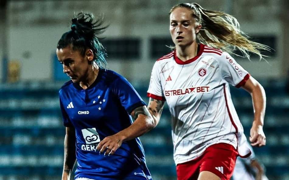 Cruzeiro marca no fim e arranca empate com o Internacional pela Brasil Ladies Cup