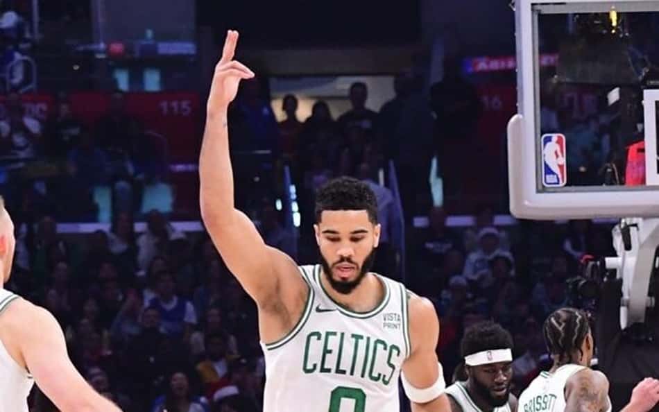 Jayson Tatum comanda e Celtics atropela Clippers em Los Angeles