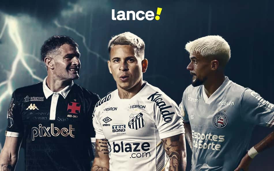 Na luta contra o rebaixamento, Bahia, Vasco e Santos já teriam se livrado em outras edições do Brasileirão