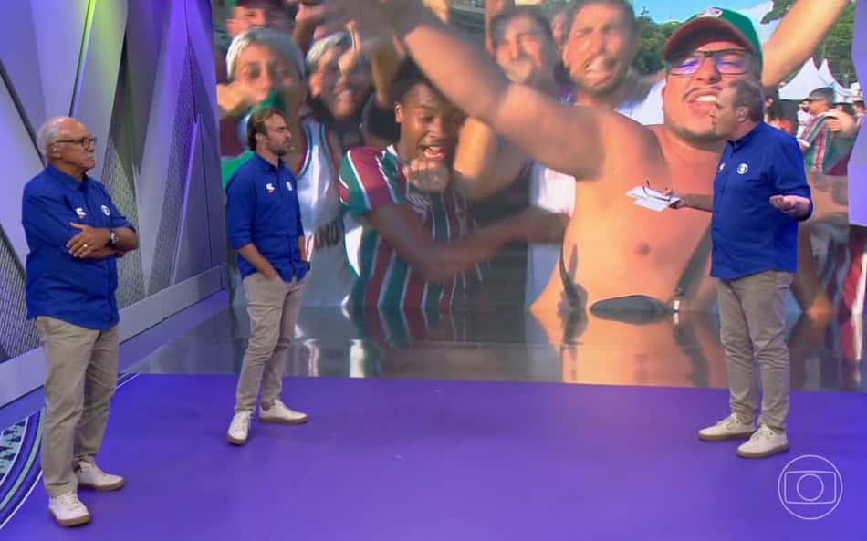Luís Roberto exalta festa dos torcedores do Fluminense após derrota: 'Nossa realidade'