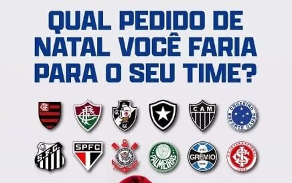 O que você quer de presente de Natal para o seu time? Seguidores do Lance! respondem