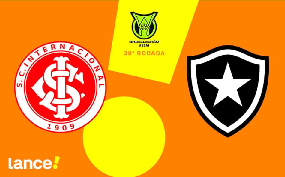 Internacional x Botafogo: onde assistir ao vivo, horário e prováveis escalações do jogo pelo Brasileirão