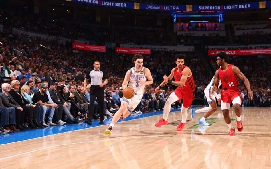 Thunder massacra Blazers e impõe diferença histórica na NBA