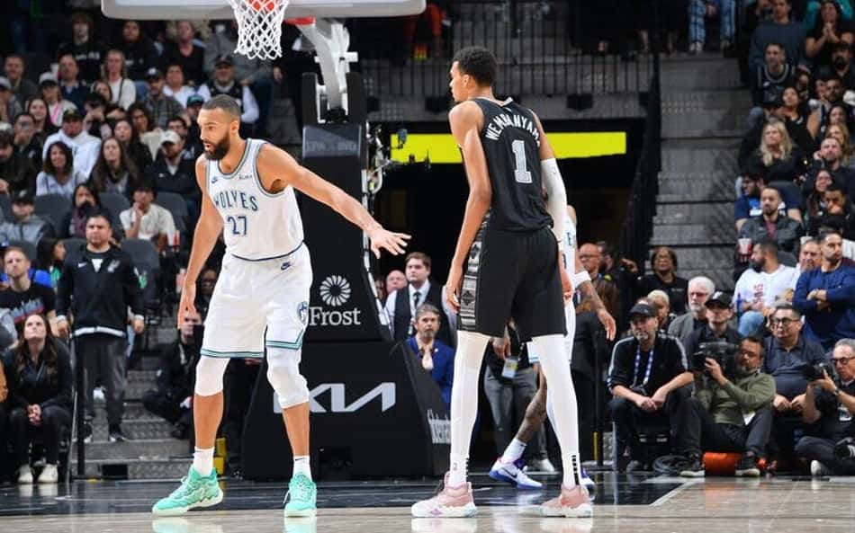 Victor Wembanyama comanda Spurs contra o Timberwolves