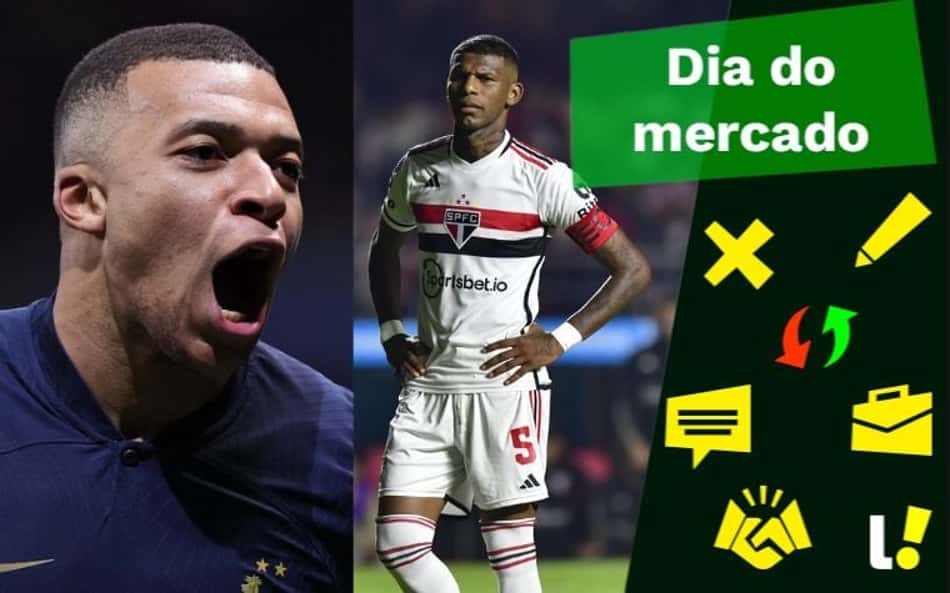 Mbappé enxerga 'fim de ciclo' no PSG, time de Cristiano Ronaldo quer Arboleda… O Dia do Mercado!