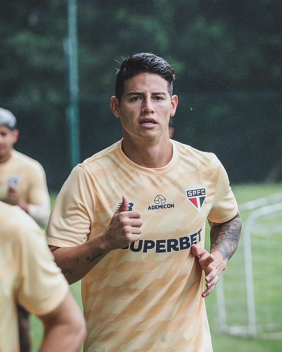 James Rodriguez Treino São Paulo