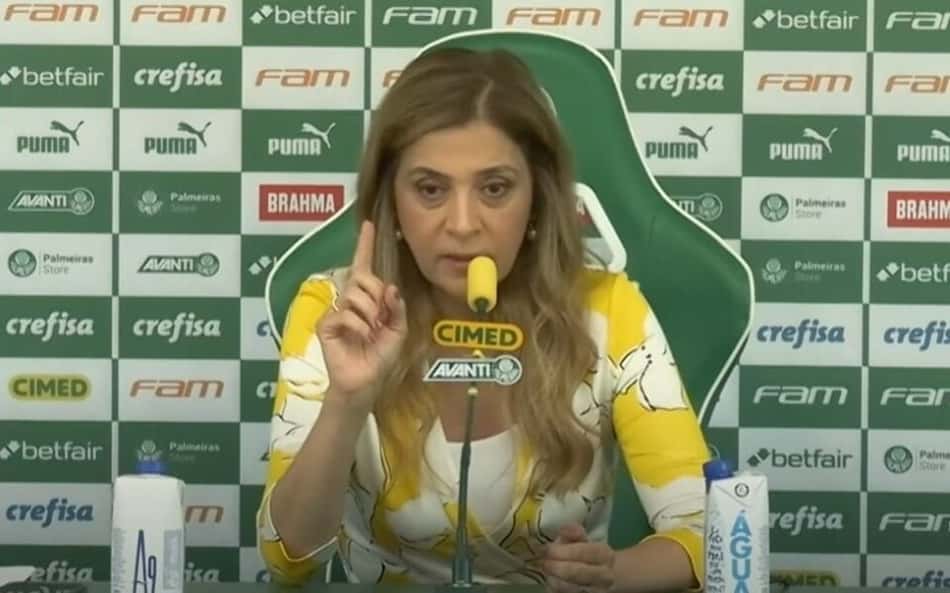 Presidente do Palmeiras, Leila Pereira define estratégia para suprir saída de Endrick