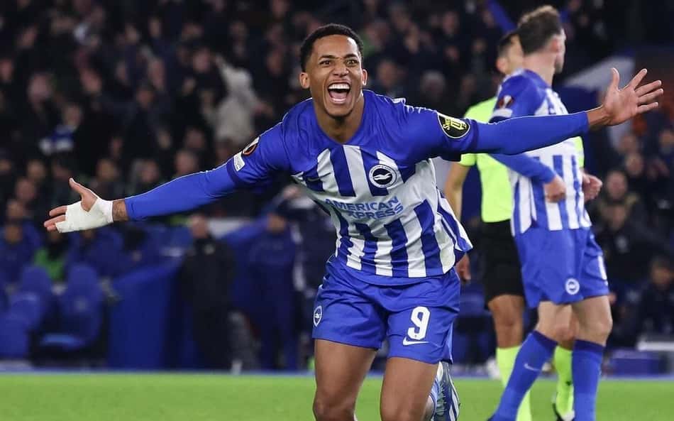 João Pedro marca três em 'atropelo' do Brighton na Copa da Inglaterra; veja os resultados do dia na competição