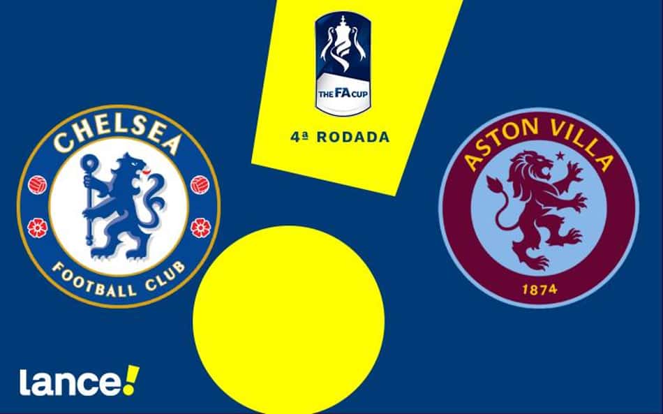 Chelsea x Aston Villa: onde assistir, horário e prováveis escalações do jogo pela Copa da Inglaterra