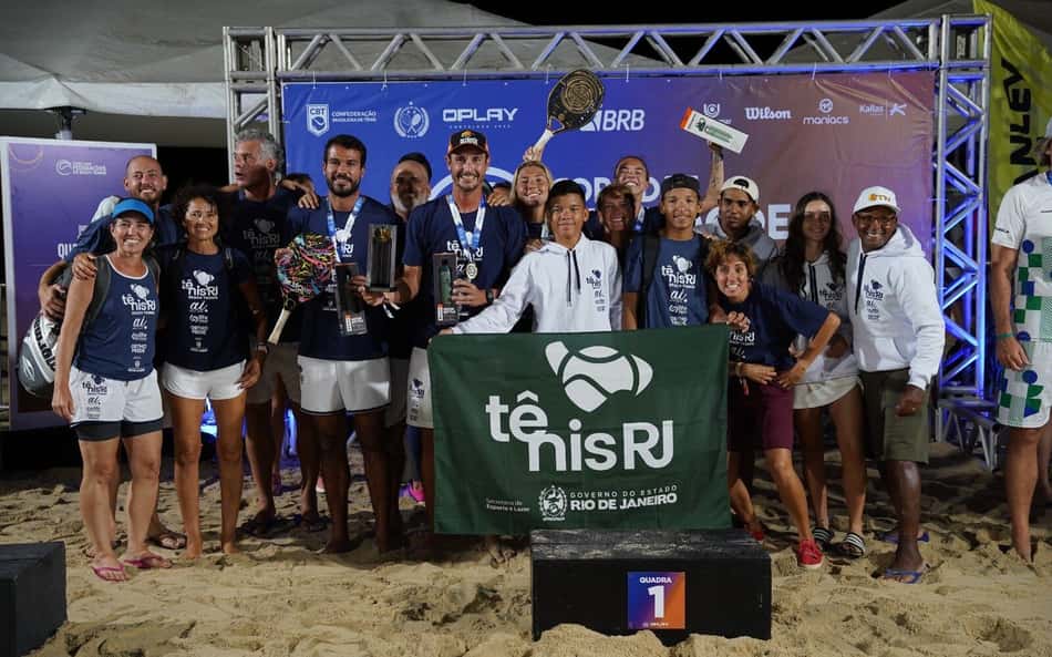 Ralff Abreu é o novo coordenador de equipes de Beach Tennis da Tênis RJ, a federação do Rio de Janeiro