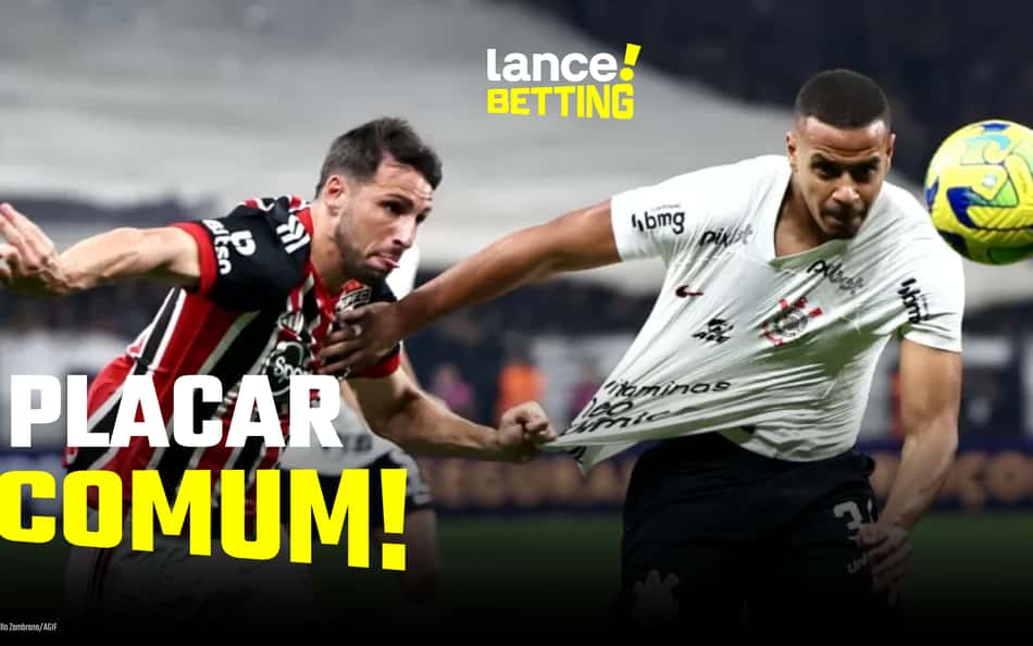 Qual o placar mais comum entre Corinthians x São Paulo?