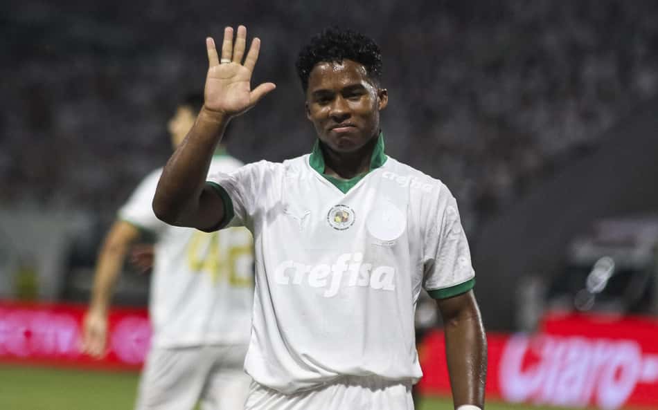 'Mesmo sem perna eu vou jogar', diz Endrick após sair lesionado no Palmeiras