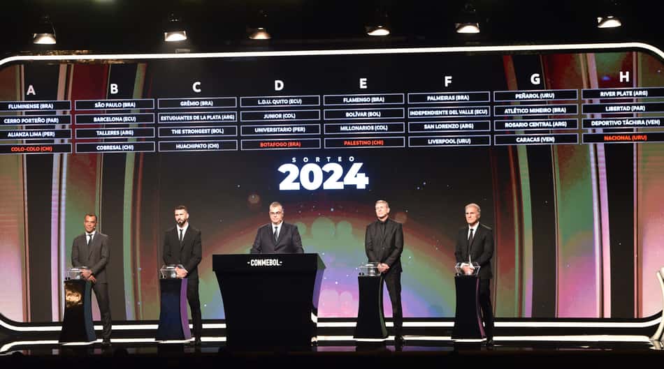 Sorteio da Libertadores